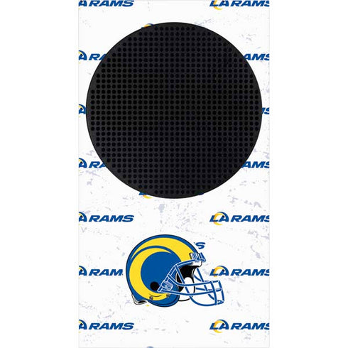NFL Los Angeles Rams White Logo Blast Xbox Series S Console Skin
